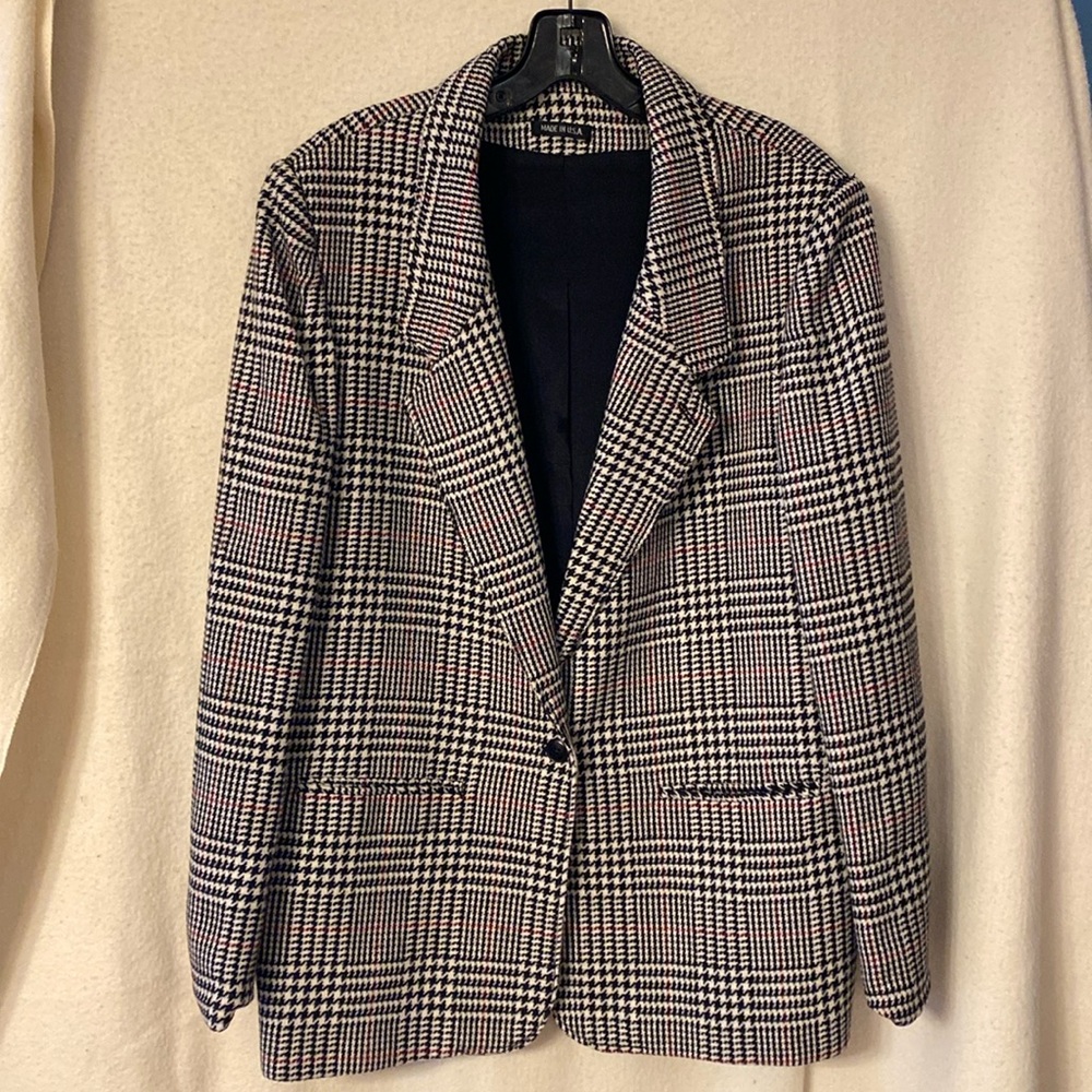 Royce Ltd New York vintage wool women’s one button closure blazer Sz 16.